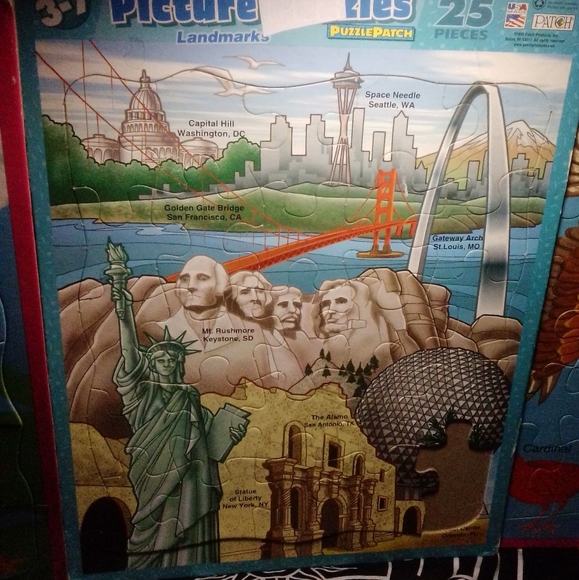 3 FOR $15 TWO VINTAGE KIDS LEARNING PUZZLES - Picture 3 of 4